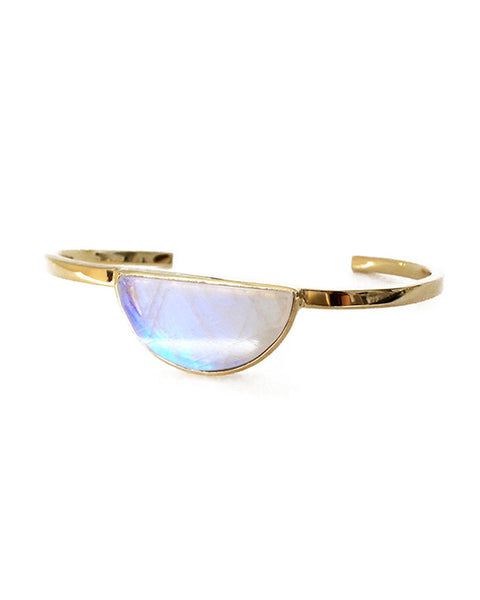 elizabeth stone moonstone cuff bracelet