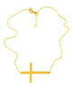 Ellie Vail | Audrey Sideways Cross Necklace