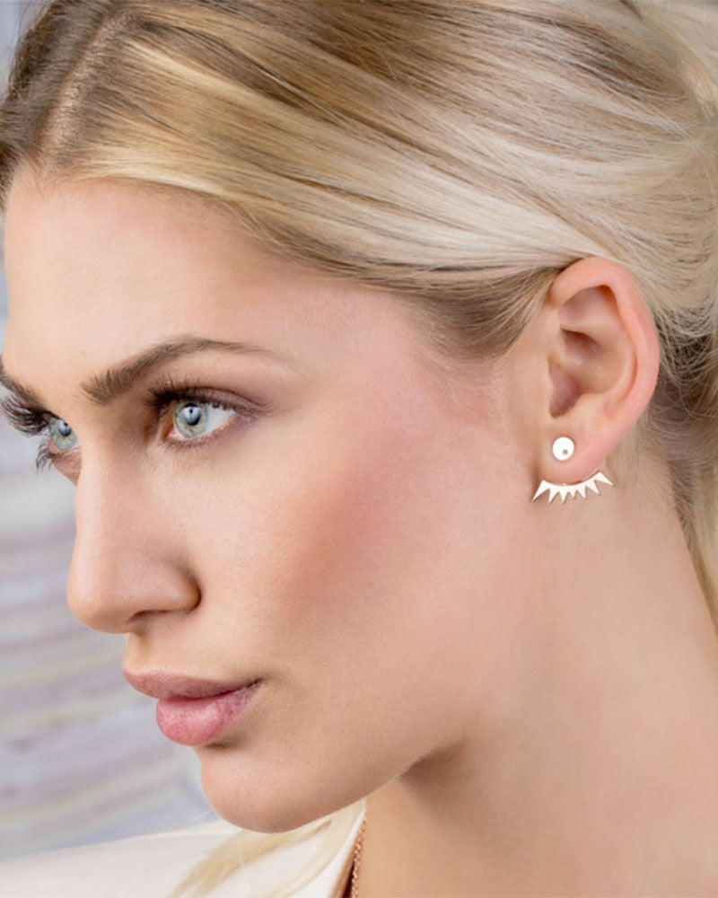 Ellie Vail | Gold Chloe Ear Jackets – Online Jewelry Boutique