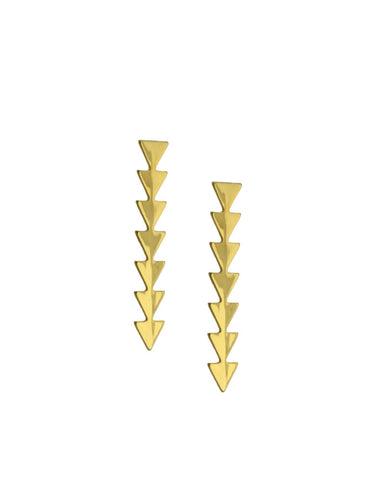 ellie vail gold simone earrings