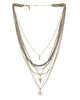 Ettika | Mixed Metal Pyramid and Spike Necklace