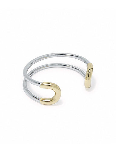 giles and brother two tone skinny cortina cuff