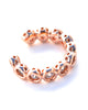 pave ear cuff in rose gold 