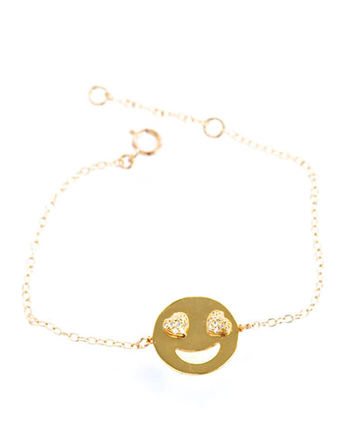 love emoji bracelet