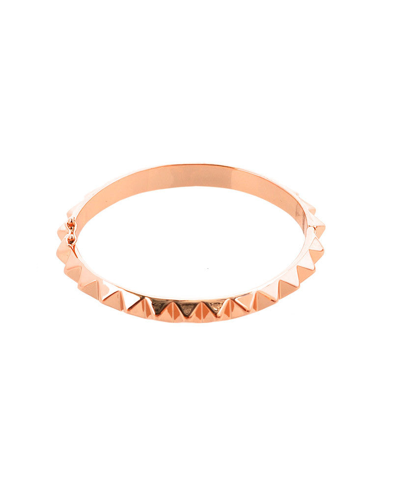 gina cueto spikey bangle bracelet rose