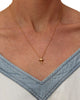 Gold & Gray | Mini Gold Shark Tooth Necklace