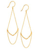 Gorjana drop chain earrings