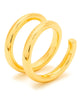 twisting gold ring swirl gorjana