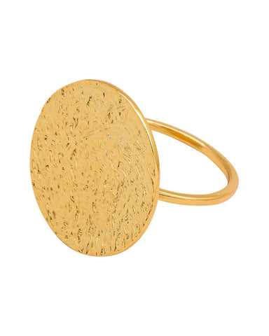 gorjana faye ring gold disc