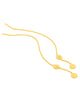 gold chain thread through earrings gorjana