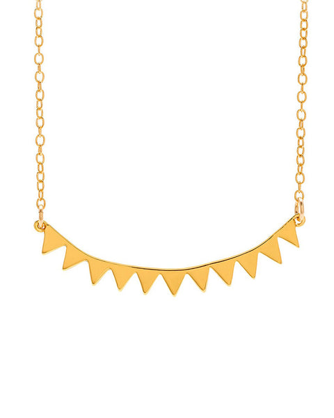 Gorjana Mika Mini Gold Plate Necklace