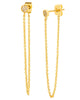 Gorjana | Pristine Mini Chain Loop Stud Earrings