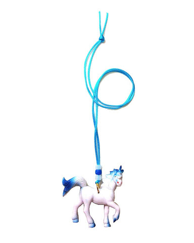 Gunner and Lux Azul the Unicorn Necklace