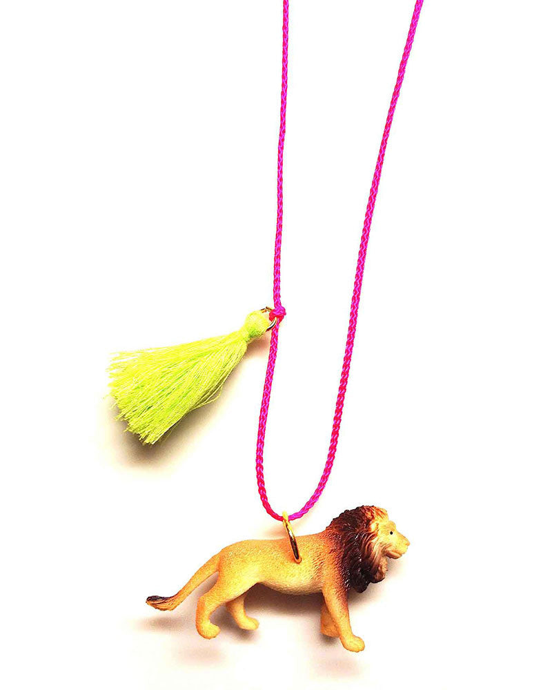 Gunner and Lux Lenny the Lion Handmade Childrens Necklace