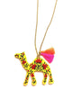 Little Lux | Camel Hand-Painted Limited Edition Necklace
