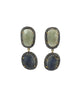 Jaimie Nicole | Blue Green Pave Sapphire Earrings