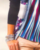 Jaimie Nicole | Cloudy Quartz with Dyed Sapphire Beaded Bracelet