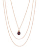 Jaimie Nicole | January Garnet Birthstone Necklace