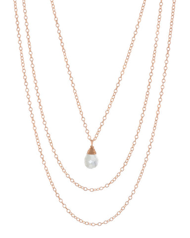 june mother of pearl birthstone necklace