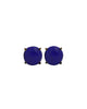 Jaimie Nicole | Lapis & Gold Circle Hoop Earrings