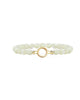 Jaimie Nicole | Mother of Pearl Gold Circle Bracelet