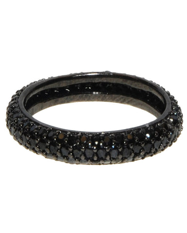 jaimie nicole black pave ring