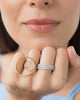 Jaimie Nicole | Silver CZ Thin Band Ring