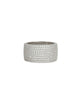 Jaimie Nicole | Silver Pave Thick Band Ring