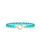 Jaimie Nicole | Turquoise Gold Circle Bracelet