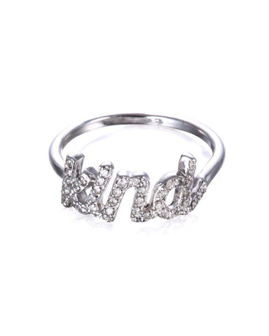 ring that says kind Jamie Park