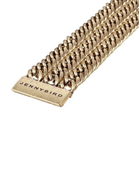 Jenny Bird Always Hustlin' Gold Bracelet Closure 