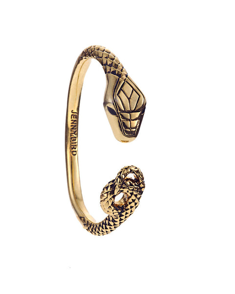 Jenny Bird Kundali King Gold Serpent Bangle