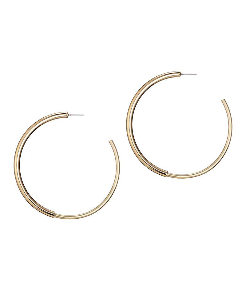 gold hoop earrings womens jewelry designer jenny bird collection