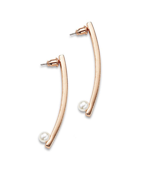 Jenny Bird Maigret Sticks Rose Gold Earrings