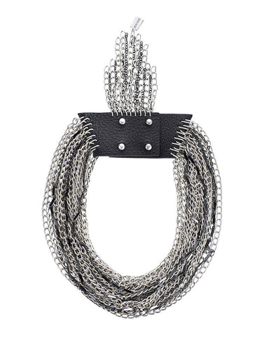 Jenny Bird Rawley Silver Collar Necklace