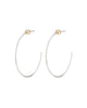 silver icon hoops jenny bird with gold