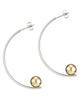 Jenny Bird | Vela Rhodium Earrings