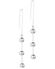 Jenny Bird | Ziggy Drops Rhodium Earrings