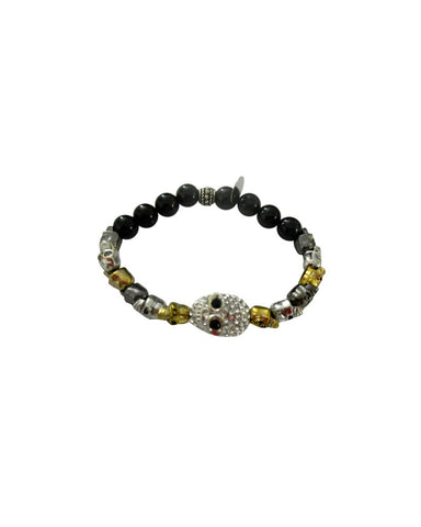 Jewels By Dunn Marching Bracelet With Skulls 
