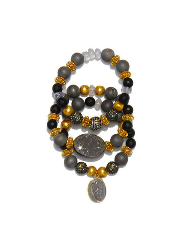 Jewels By Dunn Metal Mixer Handmade Bracelet Set