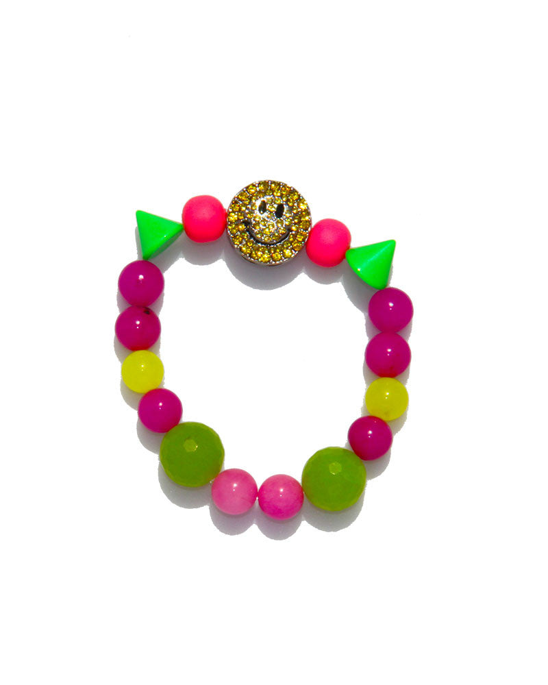 Jewels By Dunn Neon Smile Handmade Bracelet