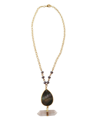 Pearl Teardrop Necklace Jewels By Dunn