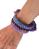 Braided Jolita Bracelet Cuff Purple