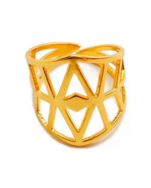 Joyiia Alubmra Gold Eye Ring