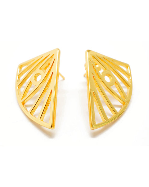 Joyiia Evile Eye Gold Earrings