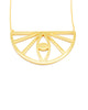 Joyiia Gold Evil Eye Necklace Front