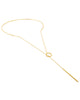 Joyiia | Gold Lariat Choker Necklace
