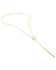 Joyiia | Gold Lariat Choker Necklace