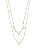 Jules Smith | Layered Curved V Necklace
