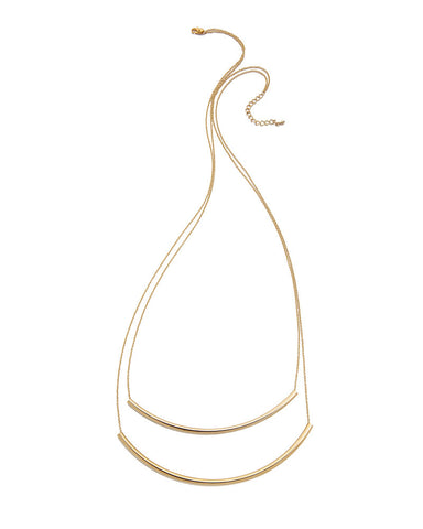 Jules Smith Long Double Bar Necklace 